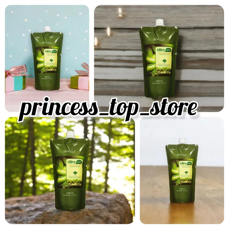 ماسک موی آبرسان و ضد ریزش عصاره زیتون بیوآکوا bioaqua وزن 400 گرم