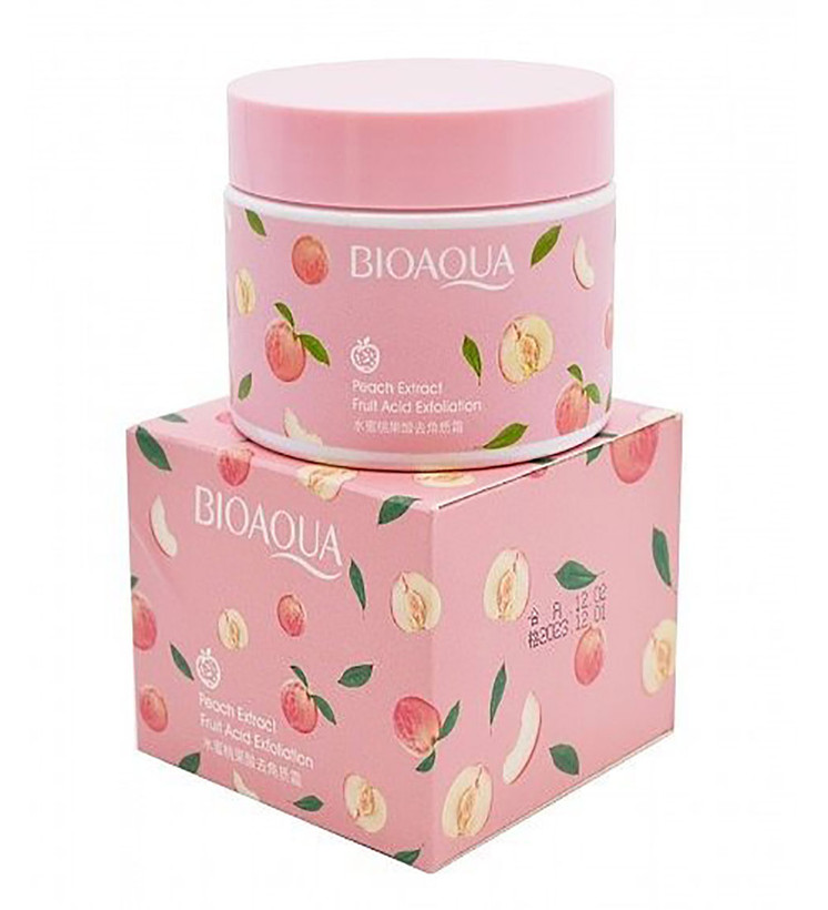 اسکراب صورت و بدن هلو بیوآکوا وزن 140 گرم