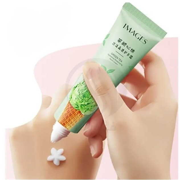 کرم آبرسان طرح بستنی ایمیجز رایحه چای سبز