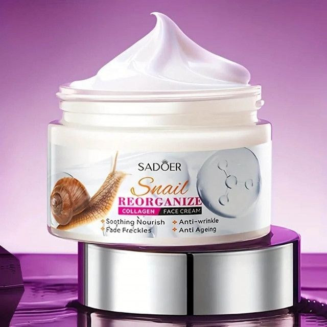 کرم جوانساز سادور حاوی عصاره حلزون و کلاژن وزن 50 گرم