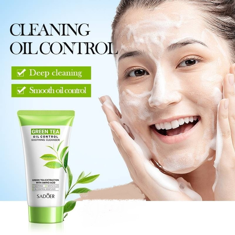 فوم شستشو ضد جوش چای سبز سادور