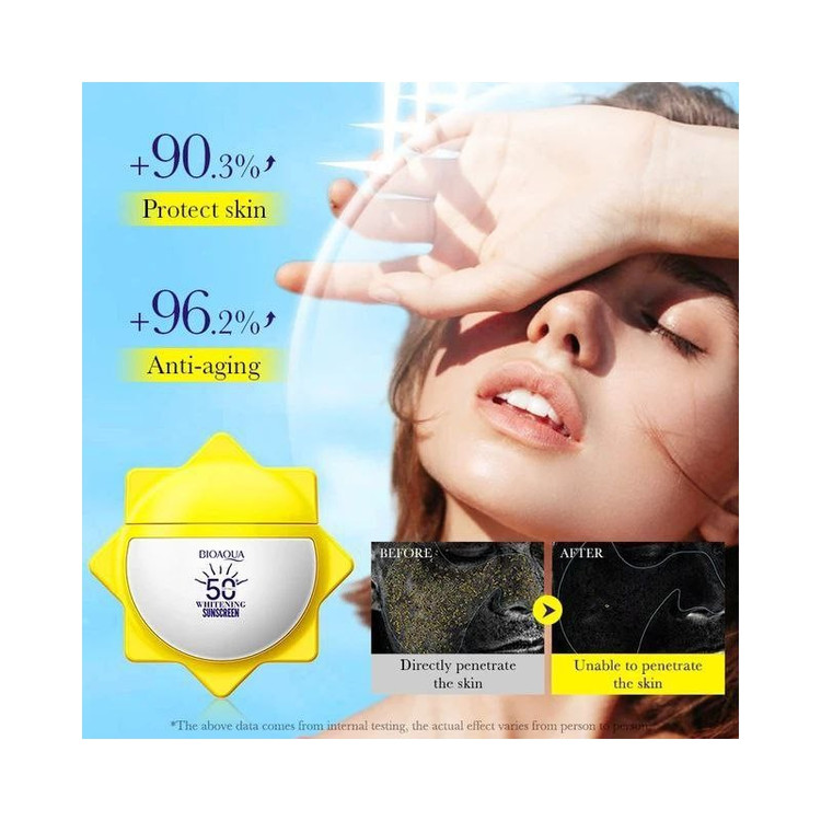 کرم ضدآفتاب جوانساز و روشن کننده طبیعی پوست طرح خورشید